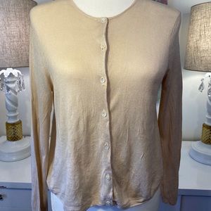 Ralph Lauren cardigan, sz L fits like small, tan